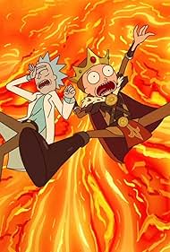 Rick y Morty cayendo